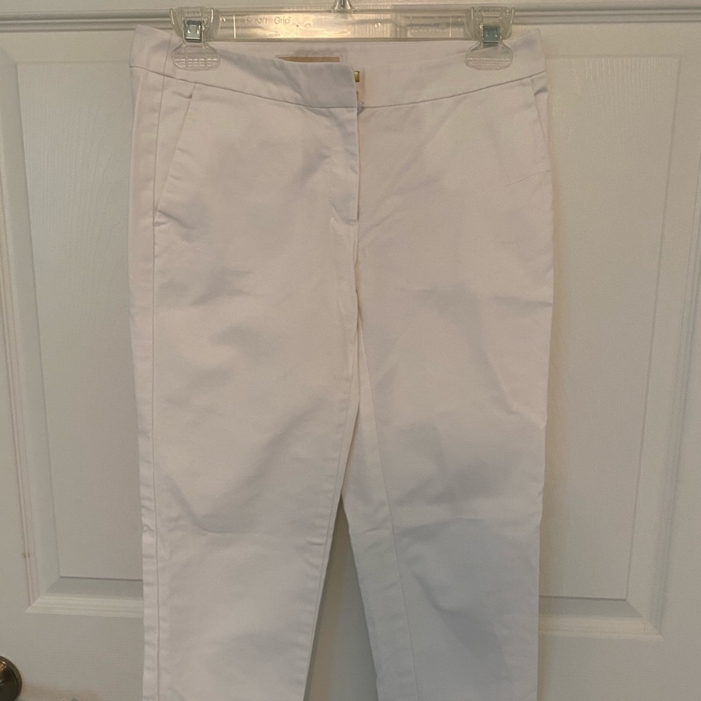Michael Kors white cropped pants